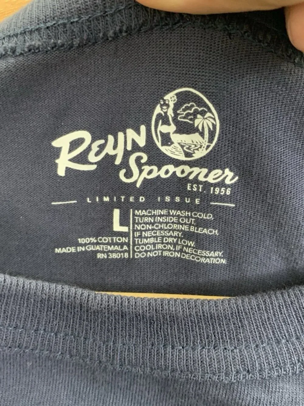Reyn Spooner Shirt Men L Christmas Santa Claus Surf Mele Kalikimaka Hula Girl